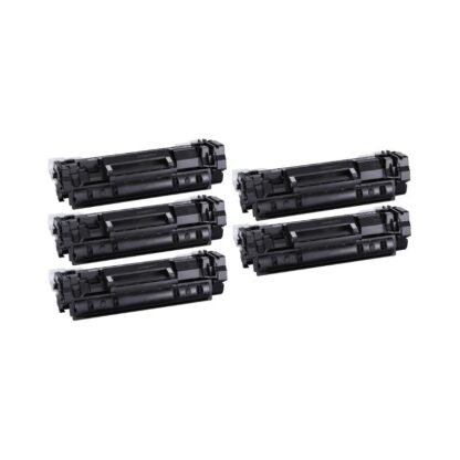 Rabat! - Kompatibel Canon 071H 5 x sort toner 12.500 sider 5646C002-5