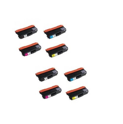 Rabat! - Kompatibel Brother TN326 - 2 x 4 farver BK-C-M-Y toner - 27.000 sider - 2-TN326