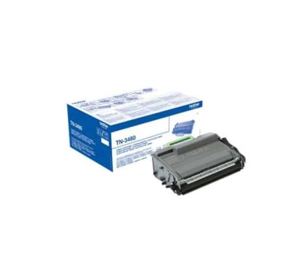 Original Brother TN3480 sort toner 8.000 sider TN3480