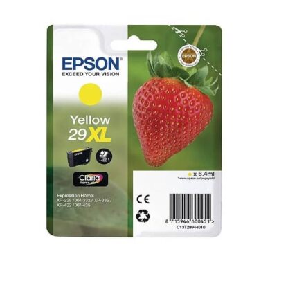 Original Epson 29XL gul blækpatron 6,4ml C13T29944012