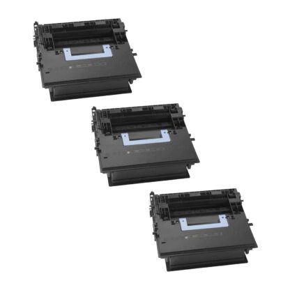 Rabat! - Kompatibel HP 37Y sort toner 123.000 sider i alt - CF237Y (3 stk)