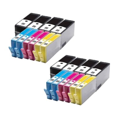 Rabat!! Kompatibel HP 655XL - 8 x BK 4 x C-M-Y - 380 ml 20 stk. 8-4-655XL