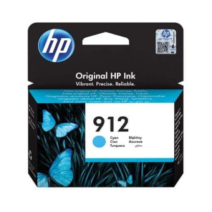 Original HP 912 cyan blækpatron 3ml 3YL77AE