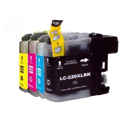 Rabat! - Kompatibel Brother LC229XL / 225XL 4 farver BK-C-M-Y blækpatron 4.800 sider 1-LC229XL