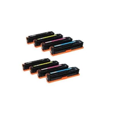 Rabat! - Kompatibel HP 128A 2 x 4 farver BK-C-M-Y toner 11.800 sider 2-128A