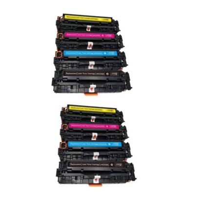 Rabat! - Kompatibel HP 304A 2 x 4 farver BK-C-M-Y toner - 23.800 sider 2-304A