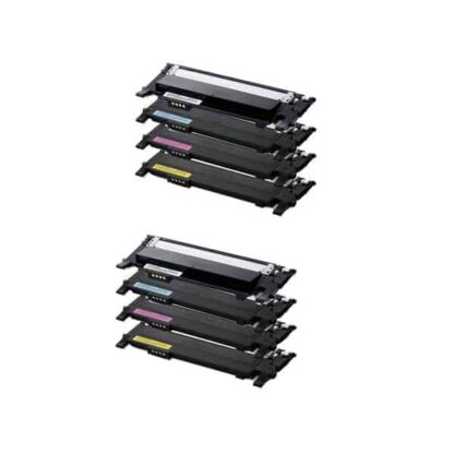 Rabat! - Kompatibel Samsung CLT-406S 2 x 4 farver BK-C-M-Y toner - 9.000 sider 2-CLT-406S