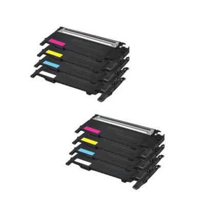 Rabat! - Kompatibel Samsung CLT-4092S - 2 x 4 farver BK-C-M-Y toner - 9.000 sider - 2-CLT-4092S