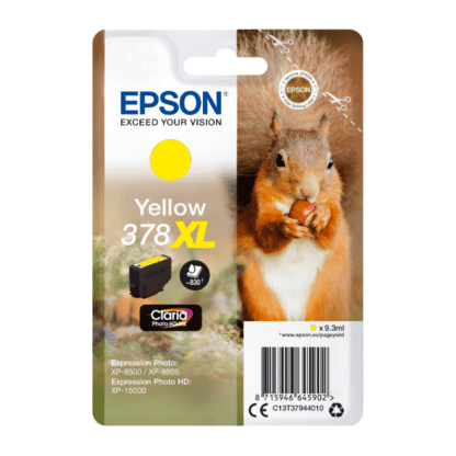 Original Epson 378XL gul blækpatron 9,3ml C13T37944010