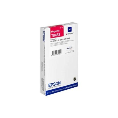Original Epson T04B3 magenta blækpatron 4.600 sider C13T04B340