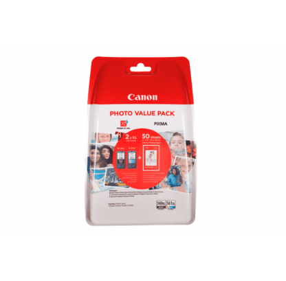 Rabat! - original Canon PG-560XL / CL-561XL sort/cyan-magenta-gul blækpatron 26.5ml 3712C004