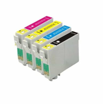 Rabat! - Kompatibel Epson 18XL - 4 farver BK-C-M-Y - Blækpatron - 44 ml - 1-18XL