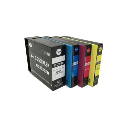Rabat!! Kompatibel Canon PGI-2500XL - 1 stk BK-C-M-Y blækpatron 130,9 ml - 9254B001-1