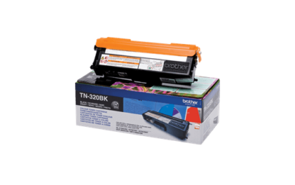 Original Brother TN320 sort toner 2.500 sider TN320BK