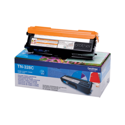 Original Brother TN328C cyan toner 6.000 sider TN328C